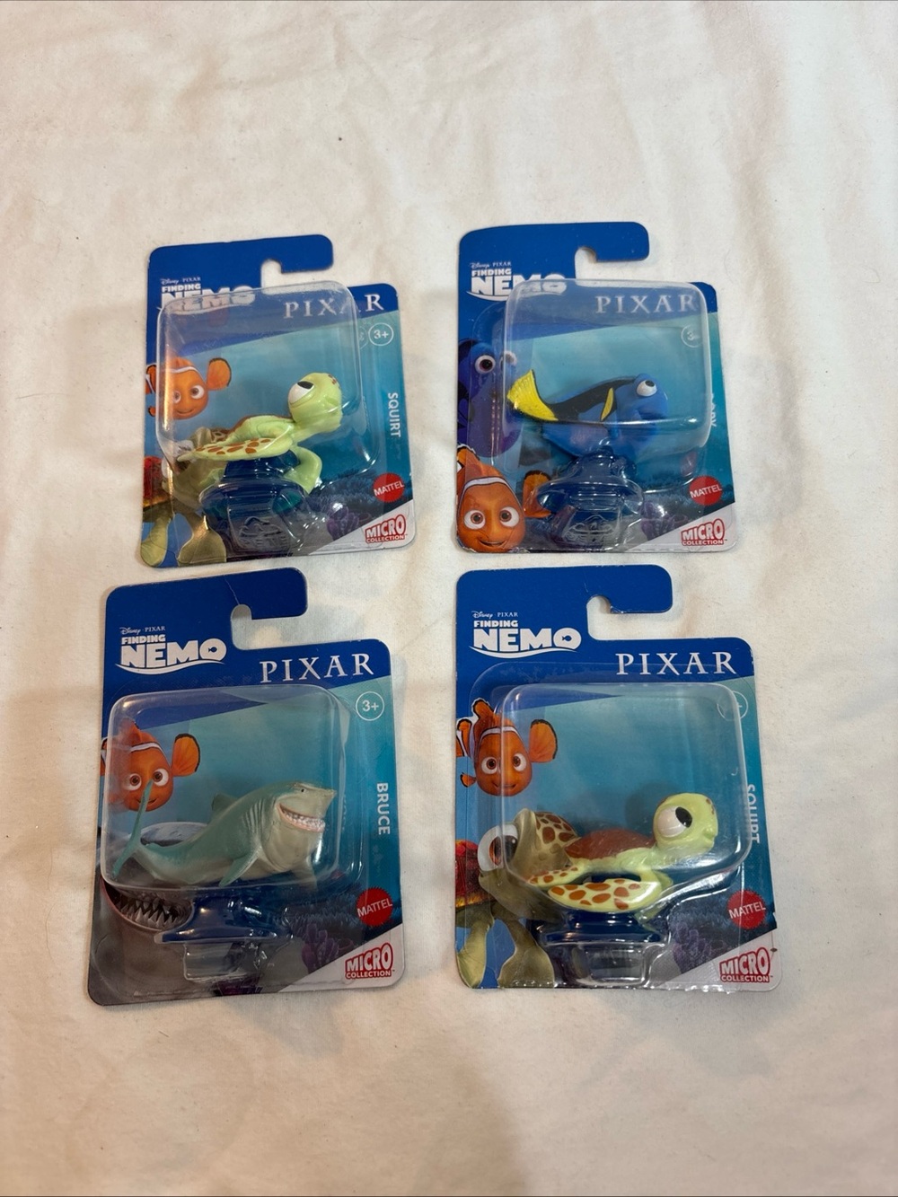 Finding Nemo Pixar Micro Figures - Blue & Green Sea Characters by Mattel